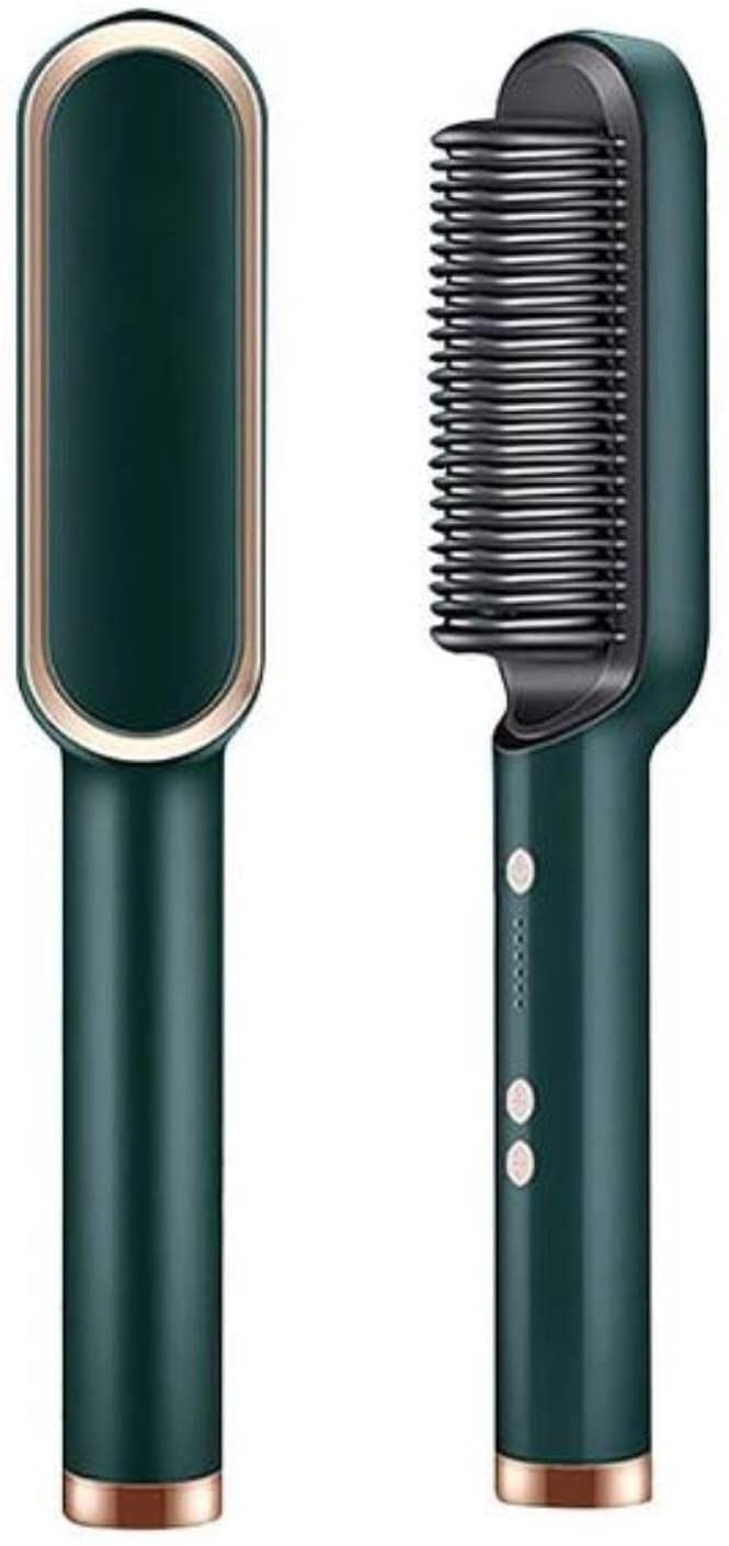 GlamGlide | Hair Straightener Comb Brush For Men & Women